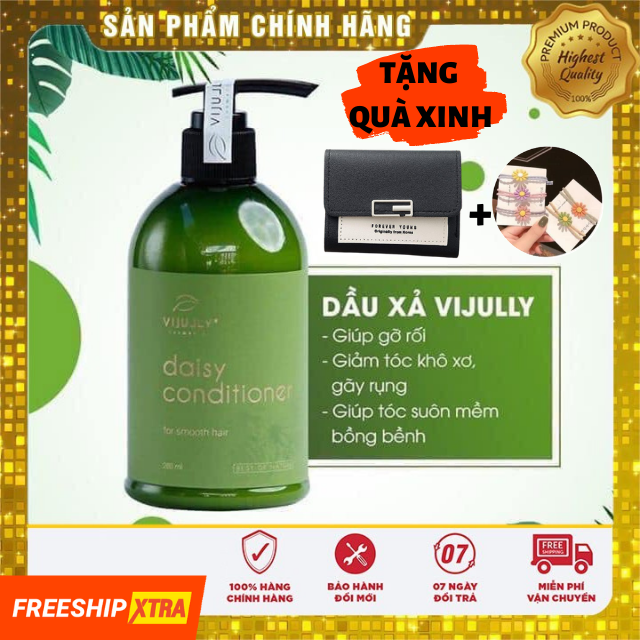 [Hcm][ Mua 1 Tặng 2 ] Dầu Xả Dừa Hoa Cúc Vijully Chính Hãngphục Hồi Tóc Hư Tổn Khô Sơ Chẻ Ngọn Tóc C