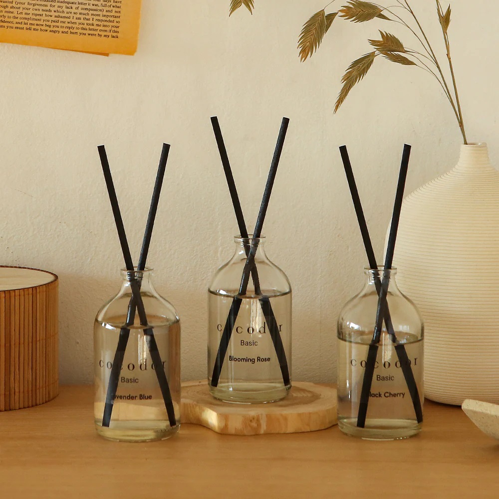 Tinh dầu thơm phòng Cocodor xuất xứ Hàn Quốc Basic Reed Diffuser 100ml | Blooming Rose