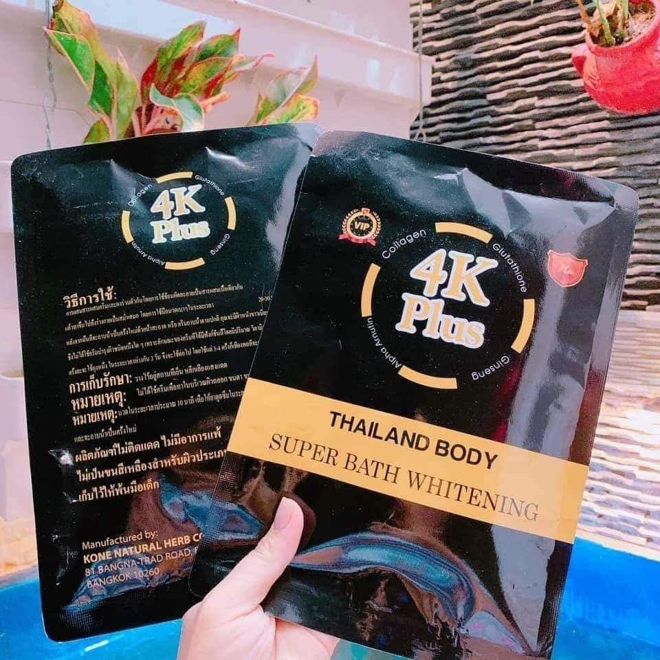 Kem Tắm Trắng Toàn Thân 4K Flus Chính Hãng Thái Lan