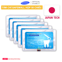 [TEM CHÍNH HÃNG] Sỉ 10 Hộp (Hộp 50 cái) Gói (Gói 80 cái) Tăm chỉ nha khoa Nhật bản SAFEMALL chính hãng