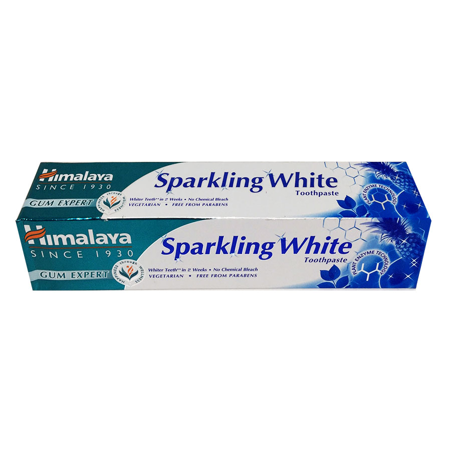 [Hcm]Kem Đánh Răng Thảo Dược Sparking White Himalaya 100G (Ấn Độ)