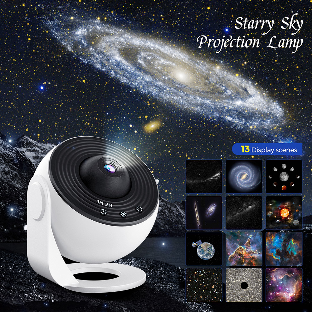Máy chiếu USB Star 4K Ultra HD Phòng khách trang trí ánh sáng phòng ngủ Ban đêm Ánh sáng Bầu khí quyển Ánh sáng 13 Mảnh ánh sáng quà sinh nhật cho trẻ em