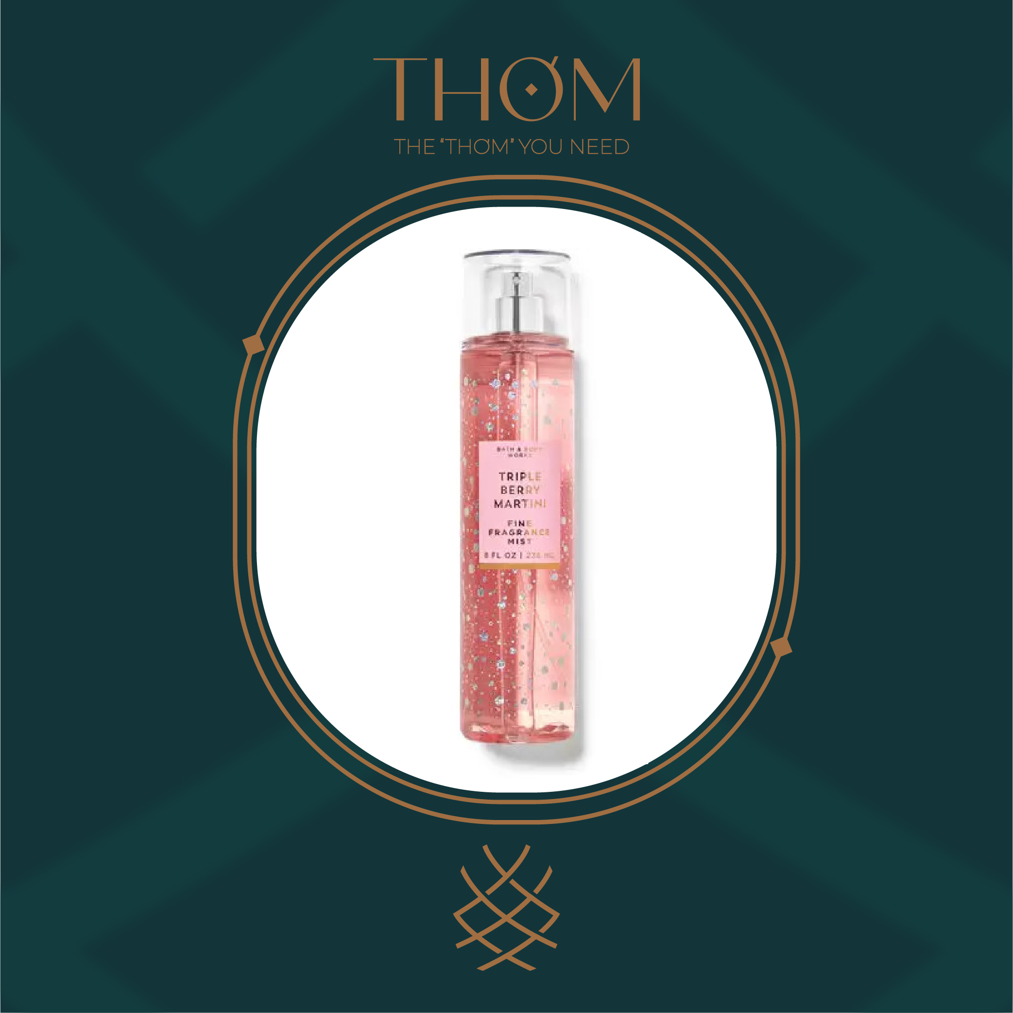 [Hcm]Triple Berry Martini | Sản Phẩm Tắm Dưỡng Xịt Thơm Toàn Th N Bath & Body Works