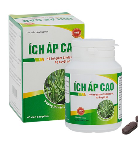 Ích Áp Cao - Hỗ Trợ Hạn Chế Nguy Cơ Xơ Vữa Động Mạch Huyết Áp Cao (Mẫu Mới)