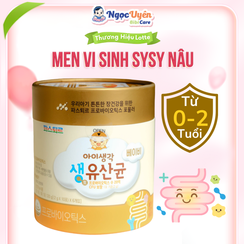 Men Vi Sinh Cải Thiện Biếng Ăn Lotte Sysy Pro - Men Tiêu Hóa Giúp Cân Bằng Hệ Vi Sinh Đường Ruột Cho Bé