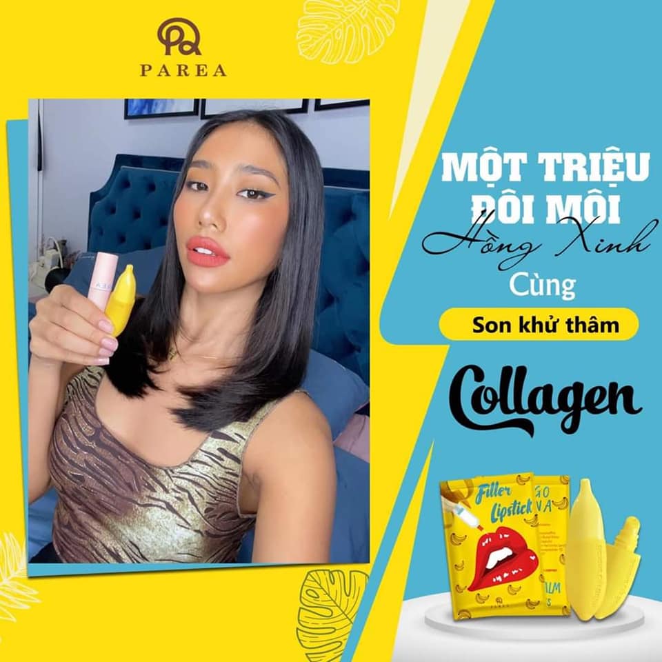 [Mua 1 Tặng 1] Son Filler Khử Thâm Môi Banana - Son Chuối Filler Khử Thâm Xoá Nhăn Hồng Môi Cam Kết Chính Hãng