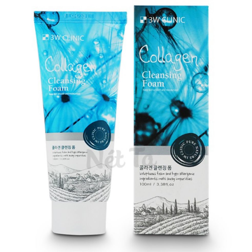 Sữa rửa mặt 3W Clinic Collagen 100ml