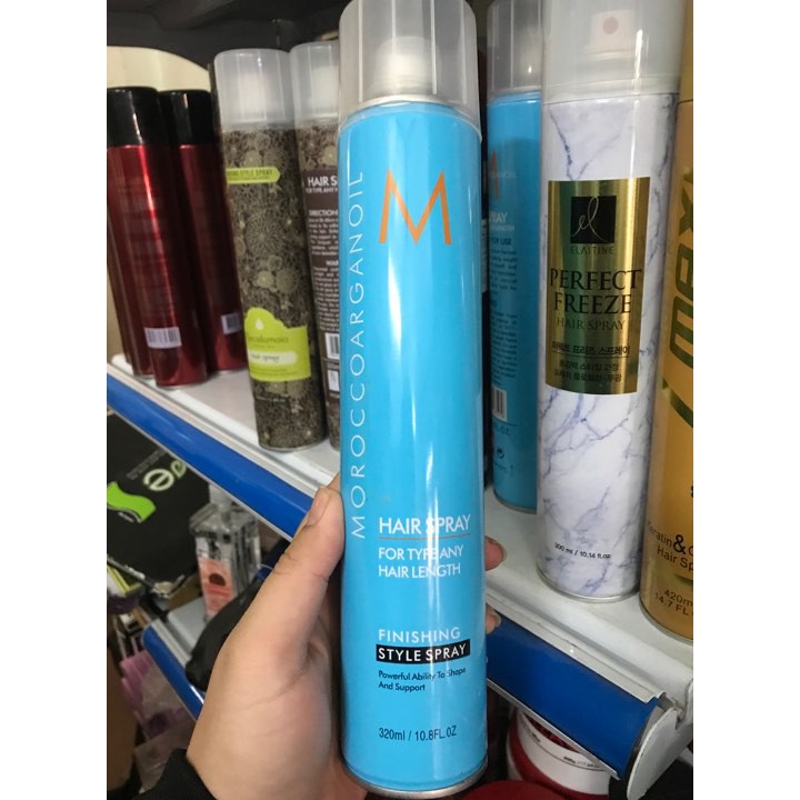 Gôm Xịt Giữ Nếp Linh Hoạt Moroccanoil 330Ml