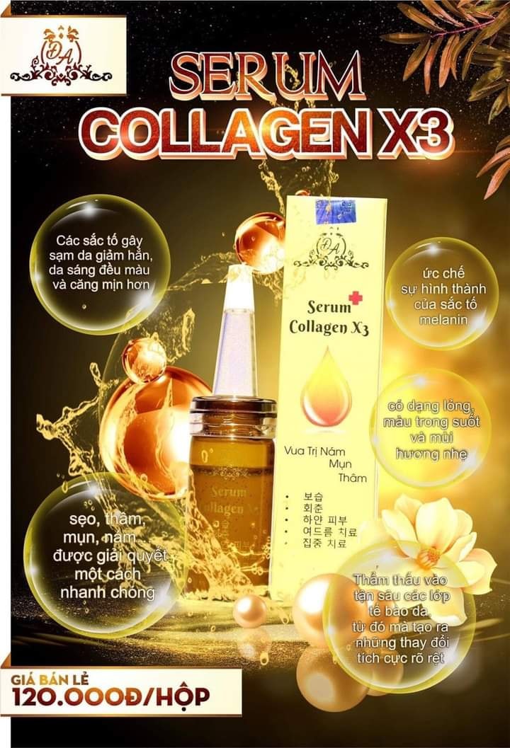 Serum Collagen X3 Chính Hãng