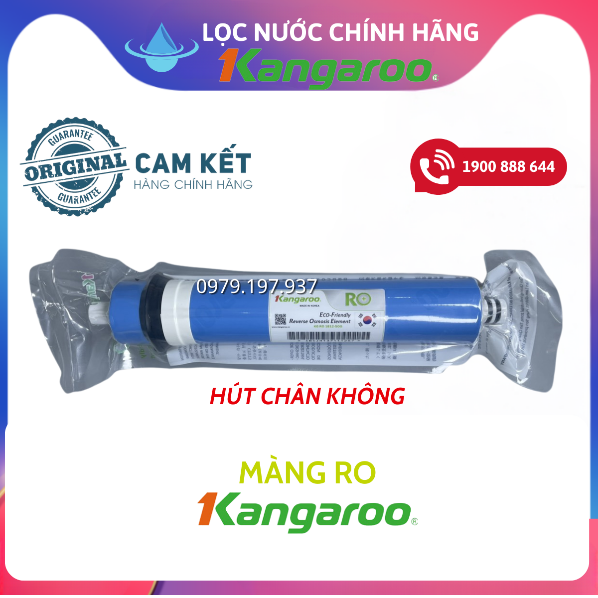 Màng RO Kangaroo Màng RO Dow Chính Hãng Chất Lượng Cao - Lõi Lọc Kangaroo Số 4 Của Máy Lọc Nước RO