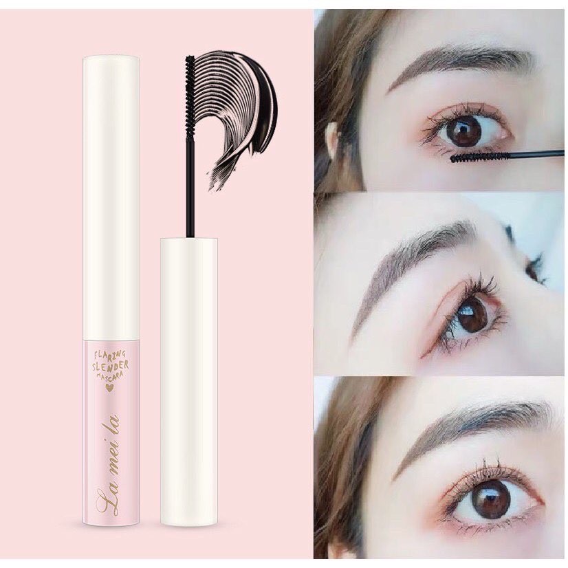 [Hcm]Mascara Siêu Mảnh Dễ Dàng Chuốt Mi Dài Mịn Vỏ Hồng