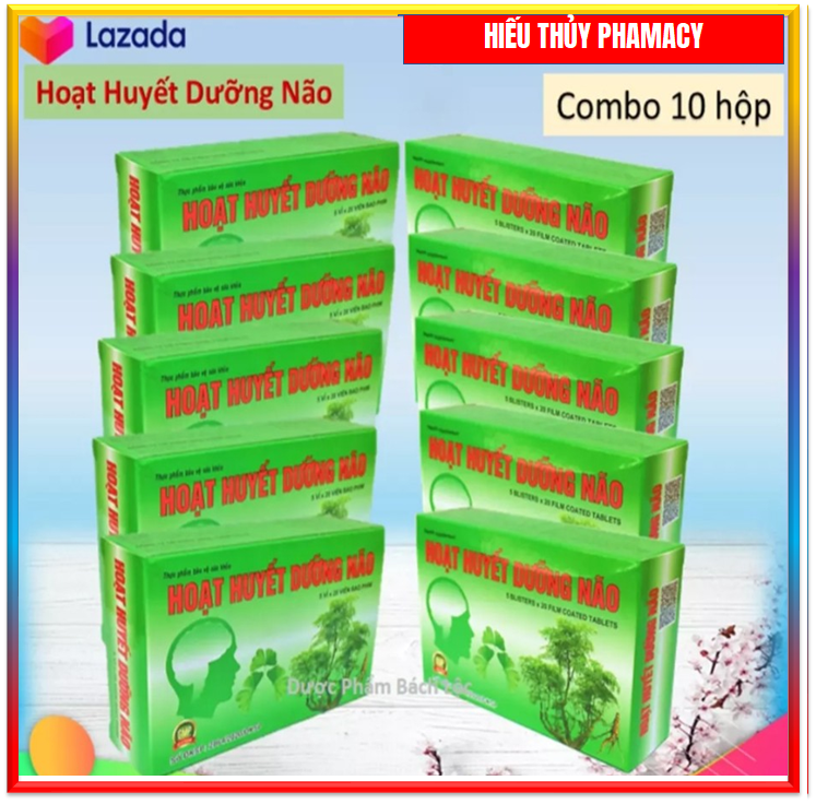 Combo 10 Hộp Hoạt Huyết Dưỡng Não Đại Uy