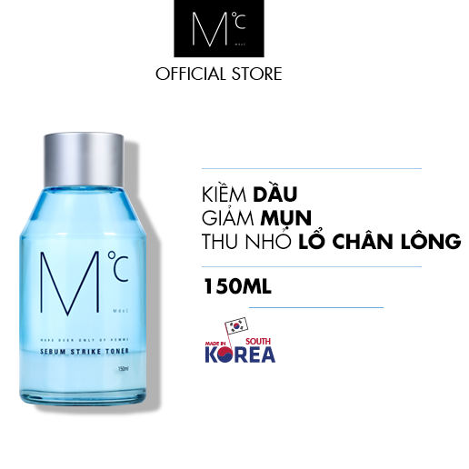 [Hcm]Mỹ Phẩm Nam Nước Hoa Hồng Kiềm Dầu Mdoc Sebum Strike Toner 150Ml Hàn Quốc