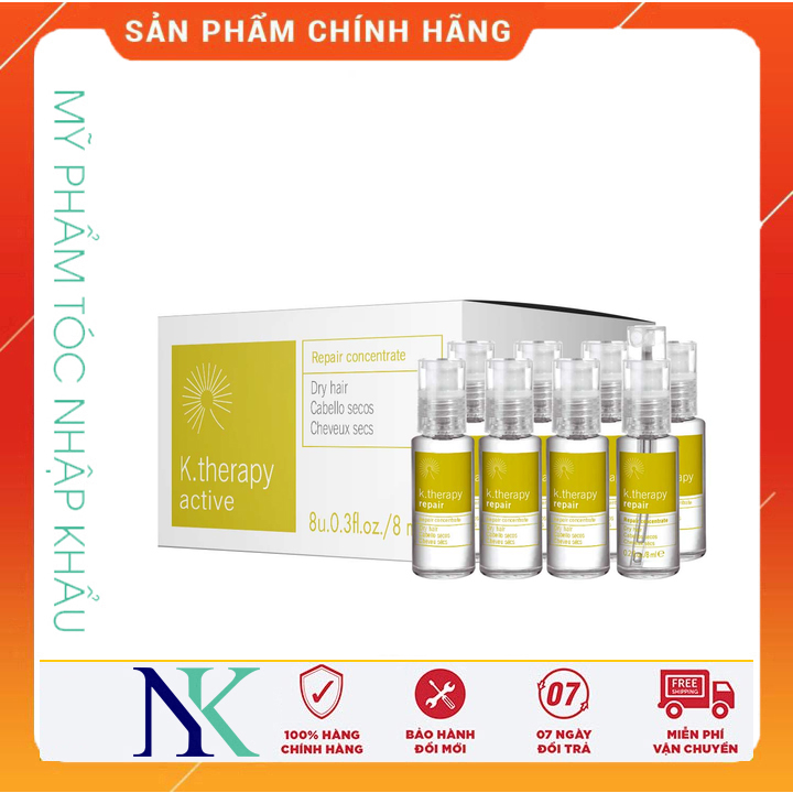 [Hcm]Tinh Chất K.therapy Phục Hồi Tóc Khô Xơ 8Ml X 8 Ống