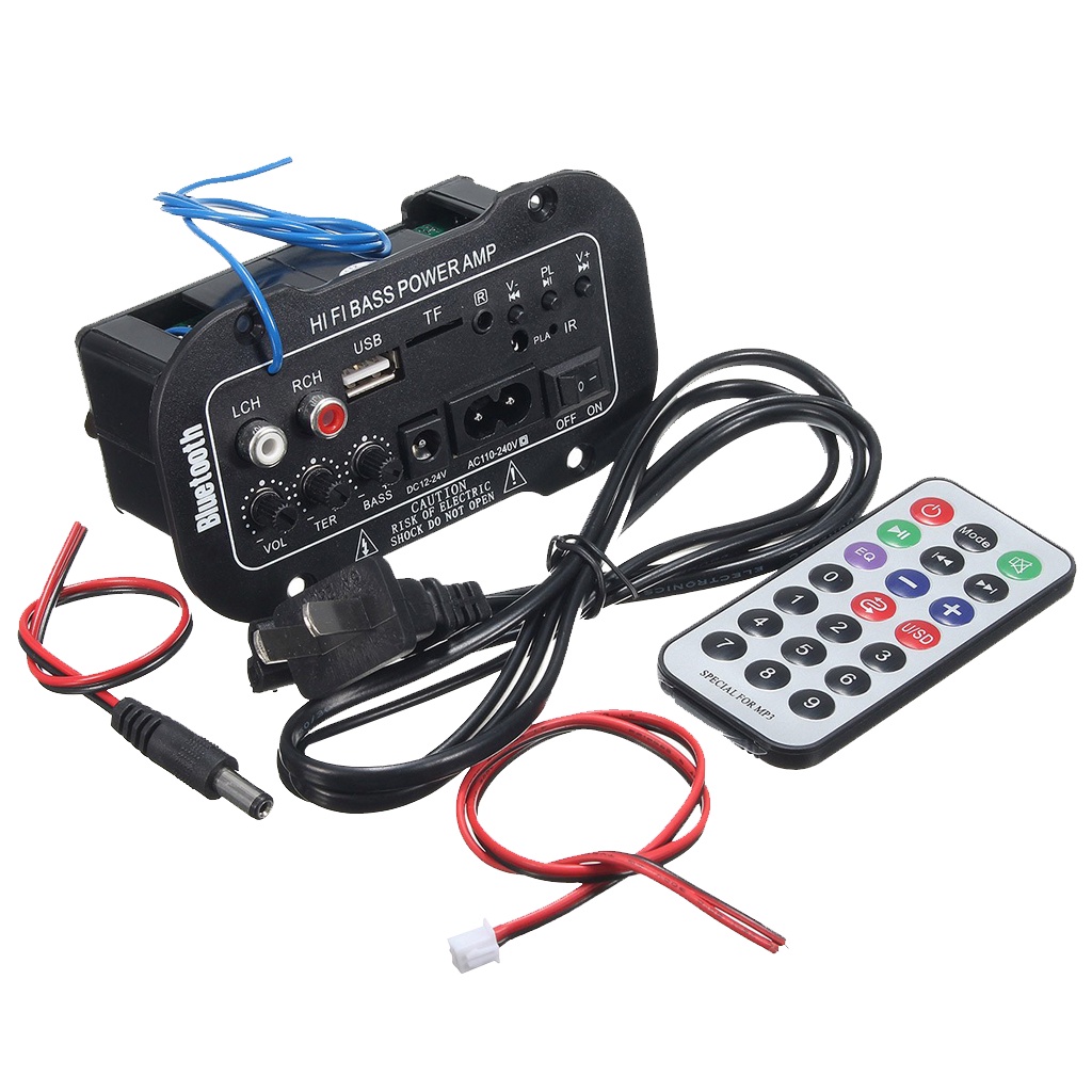 Mạch loa D10 Bluetooth 5.0 hát Karaoke công suất lớn 120w 12V/24V/220V lắp loa kéo chế loa