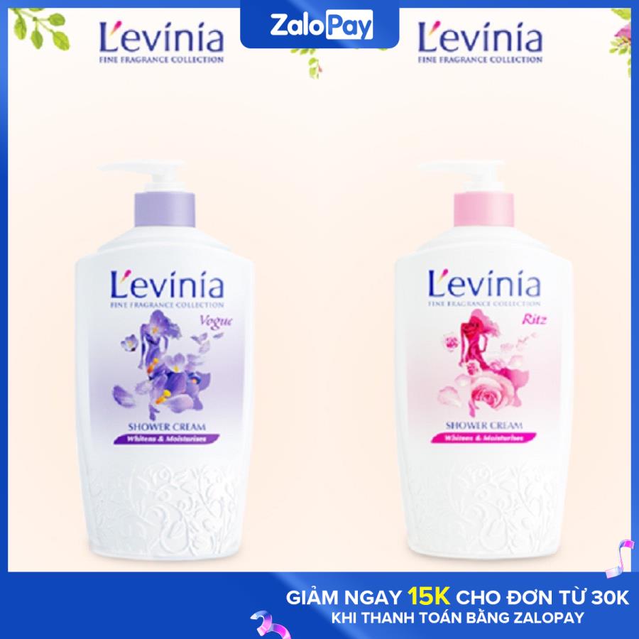 Sữa Tắm Levinia 700G Hồng - Tím (Levinia)