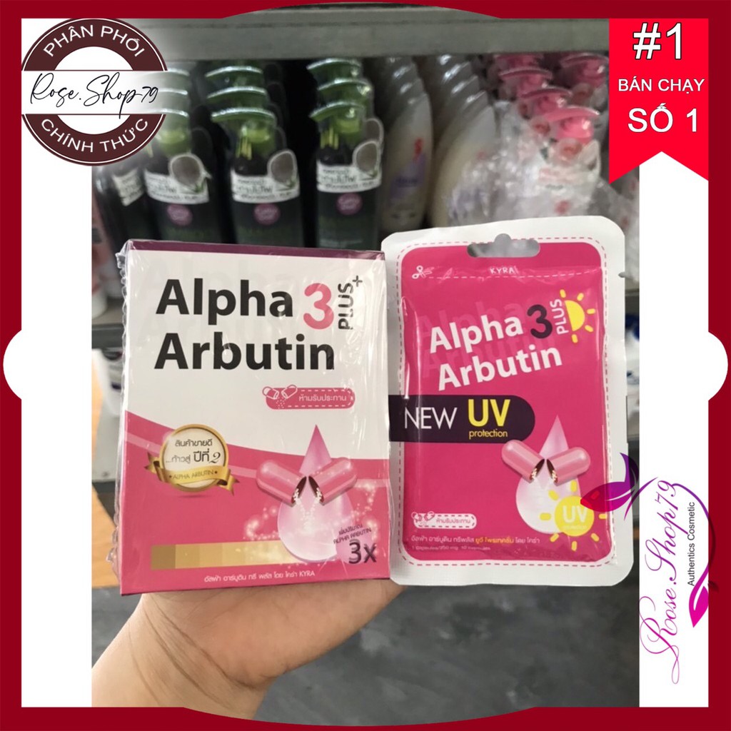 Hộp Kích Trắng Alpha Arbutin 3 Plus Thái Lan Shop Cam Kết 100% Sản Phẩm Chính Hãng Nội Ngoại Nhập Bảo Hành 1 Đổi 1 Nếu Sản Phẩm Lỗi