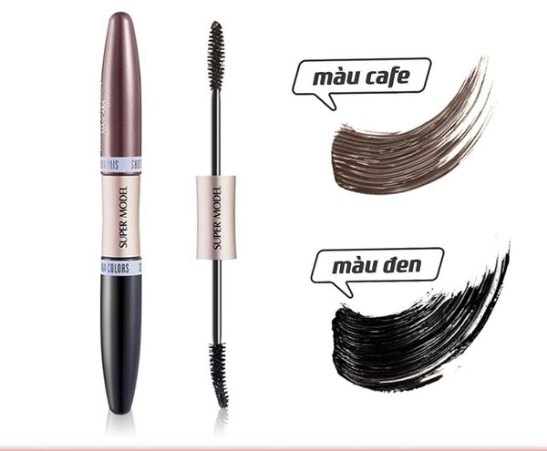 [Hcm]Mascara Sivanna Colors Thiết Kế 2 Đầu Chải Tiện Dụng