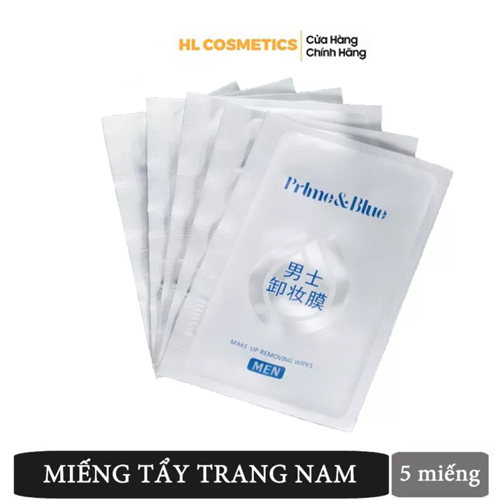 Khăn Giấy Tẩy Trang Blueman Chính Hãng Làm Sạch Da Không Cồn Zl04