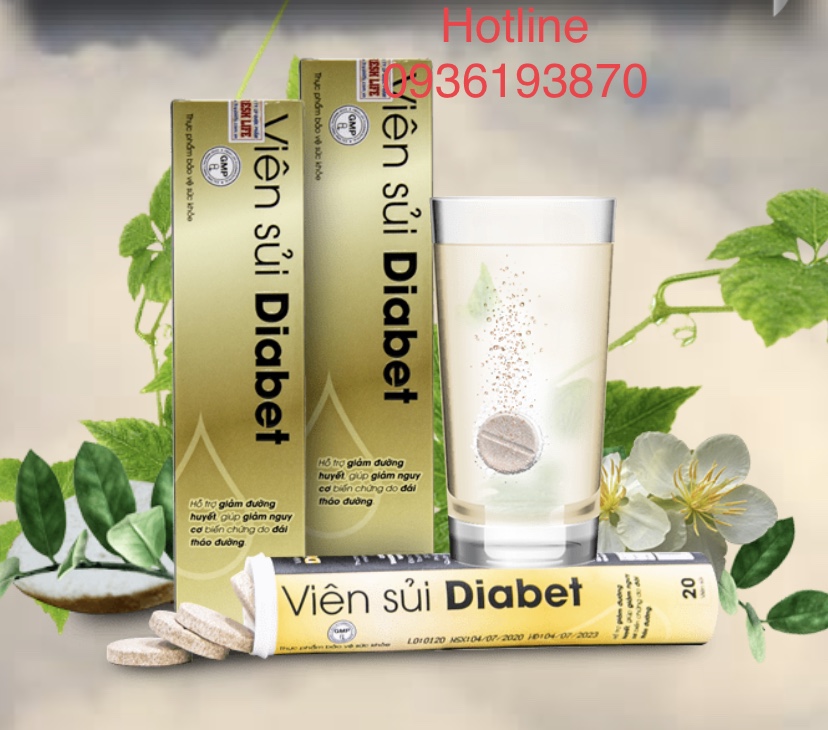 VIÊN SỦI DIABET - Viên Sủi Giúp Ổn Định Đường Huyết