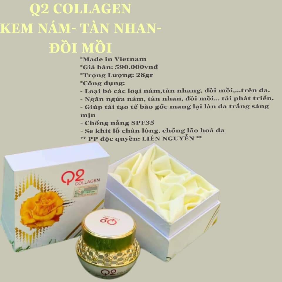 [Hcm]Kem Q2 Nám Collagen Mẫu Mới