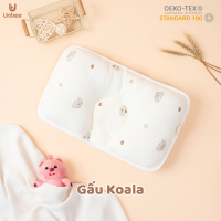 Gối lõm sơ sinh chống méo đầu UNBEE chất liệu Bamboo chần bông mềm mại kết hợp lưới thở Air Mesh