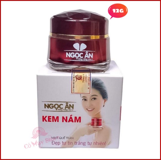 Kem Nám - Dưỡng Trắng Da - Giữ Ẩm Cho Da Hoa Anh Đào Trắng Hồng Như Ý Ngọc Ân ( 12G ) - Cỏ May Store