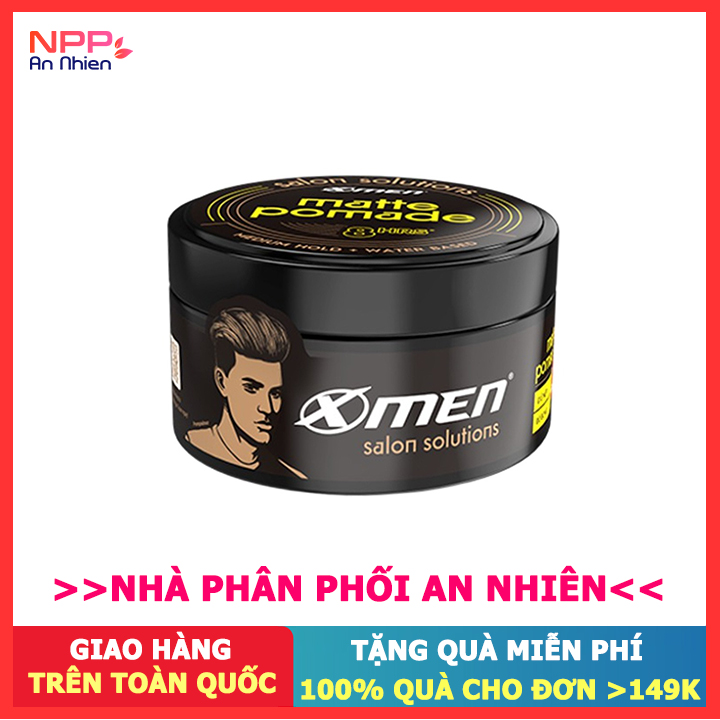 Sáp Vuốt Tóc Matte Pomade Xmen Salon Solutions 70G - Npp An Nhiên