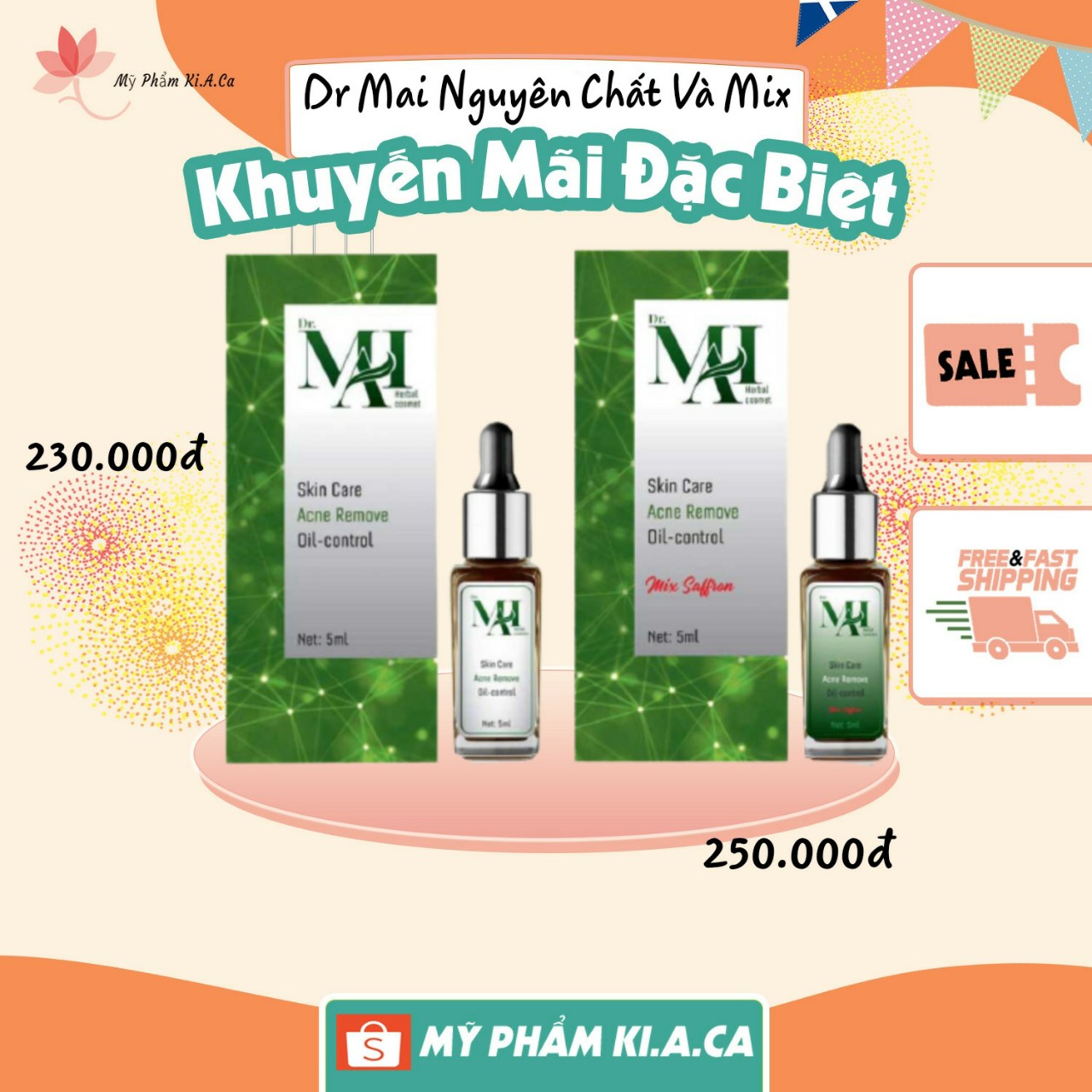 Dr Mai Mụn Nguyên Chất - Giải Pháp Cho Da Mụn Rất Hiệu Quả ( Mụn Nhiều )