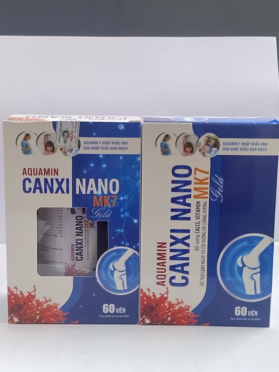 viên uống CAN XI NANO MK7 GOLD**Aquamin Canxi Nano MK7 Gold Bổ sung canxi vitamin hỗ trợ giảm nguy cơ còi xương và loãng xương Bổ sung canxi vitamin d3 cho cơ thể giúp xương răng chắc khỏe **