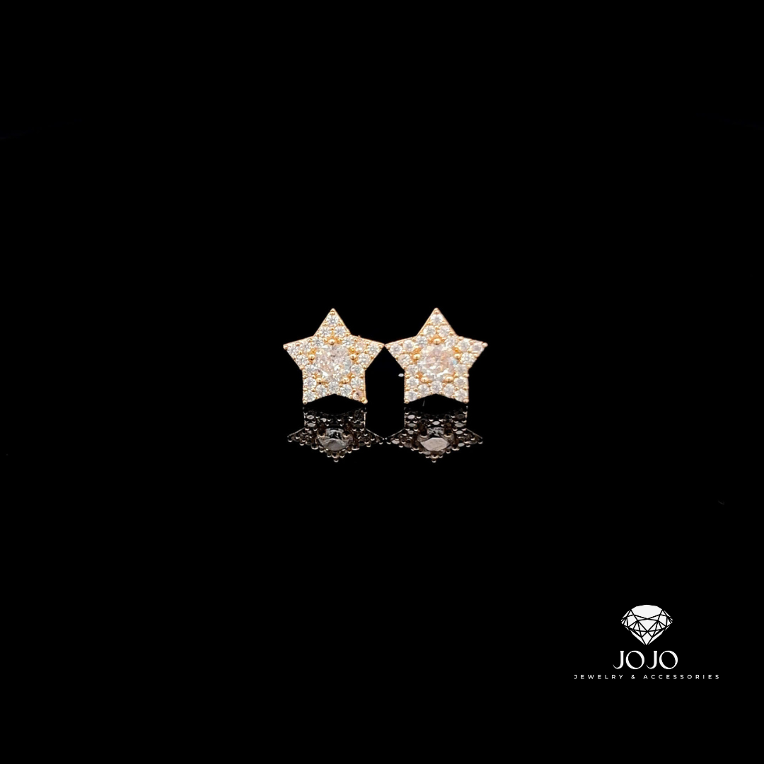 B1620 Bông tai nữ thiết kế hình ngôi sao 5 cánh trẻ trung JOJO