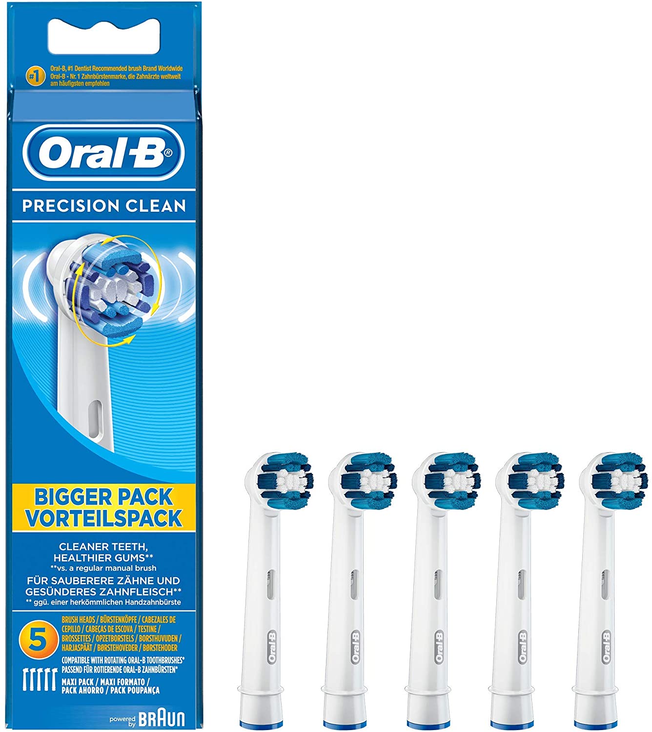 [Hcm]Bộ 5 Đầu Bàn Chải Điện Hàng Đức Oral