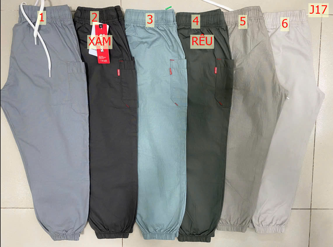 J17- Quần Jogger Linen Trẻ Em Túi Hông Seven Stars J17