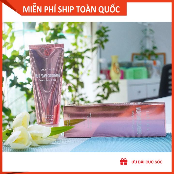 Sữa Rửa Mặt LILY LALA Mud Foam Cleansing Của Thương Hiệu Mỹ Phẩm LILYLALA