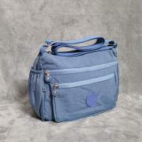 Túi Vải Nữ Đeo Chéo Kipling Mã KL2005 Chất Liệu Vải Dù Chống Nước Túi Có 4 Ngăn Kích Thước 31x22x11cm (ảnh thật)