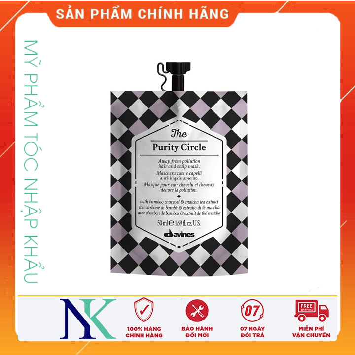 [Hcm]Mặt Nạ Thải Độc Davines Purity Circle 50Ml