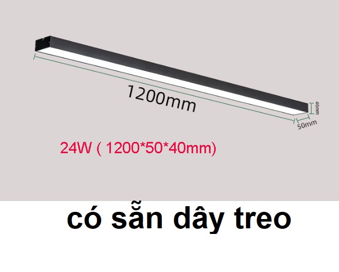 Đèn LED hộp thả văn phòng độc đáo hiện đại - Công Suất 36W 1.2m
