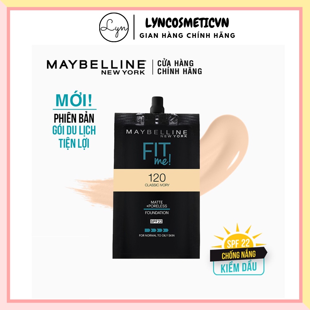 [Sample 5Ml] Kem Nền Fit Me Dạng G&Oacutei Maybelline 5Ml