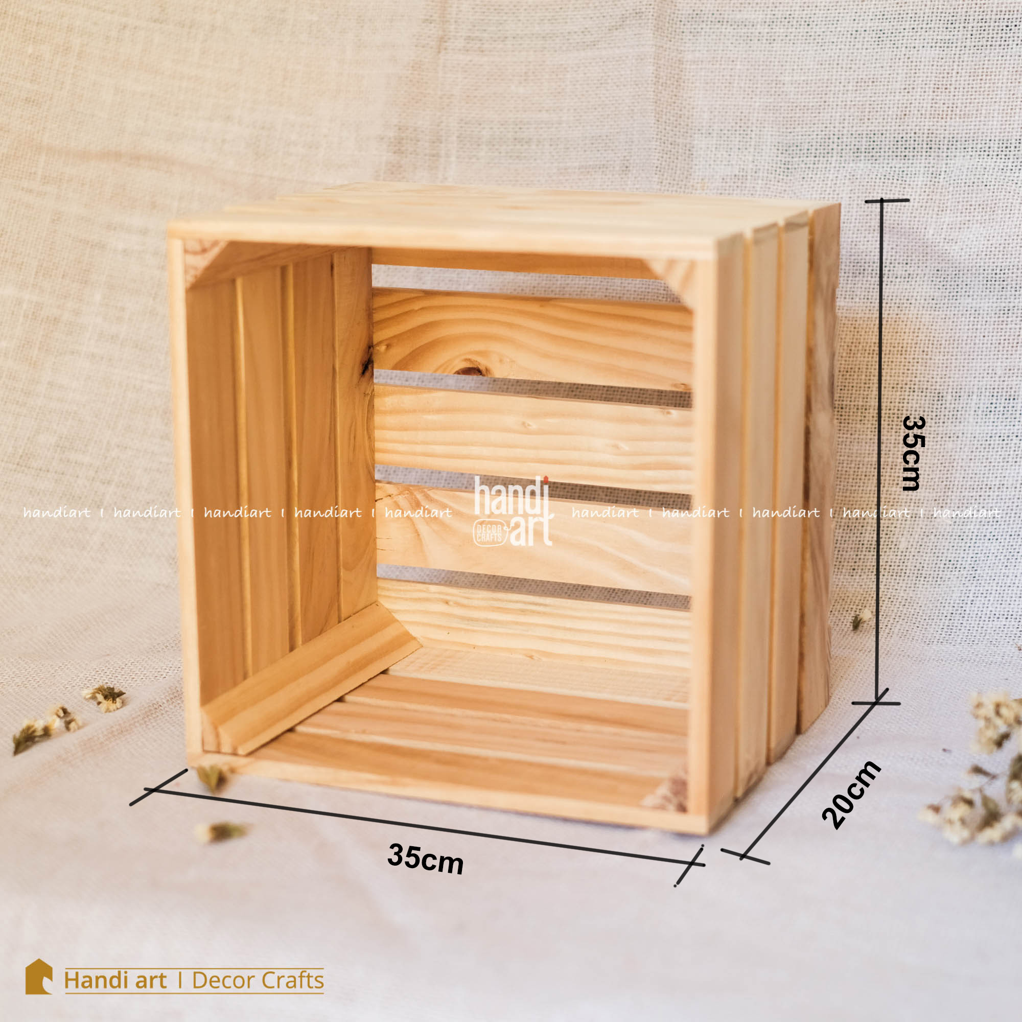 Kệ gỗ pallet vuông Thùng gỗ pallet vuông Wooden pallet