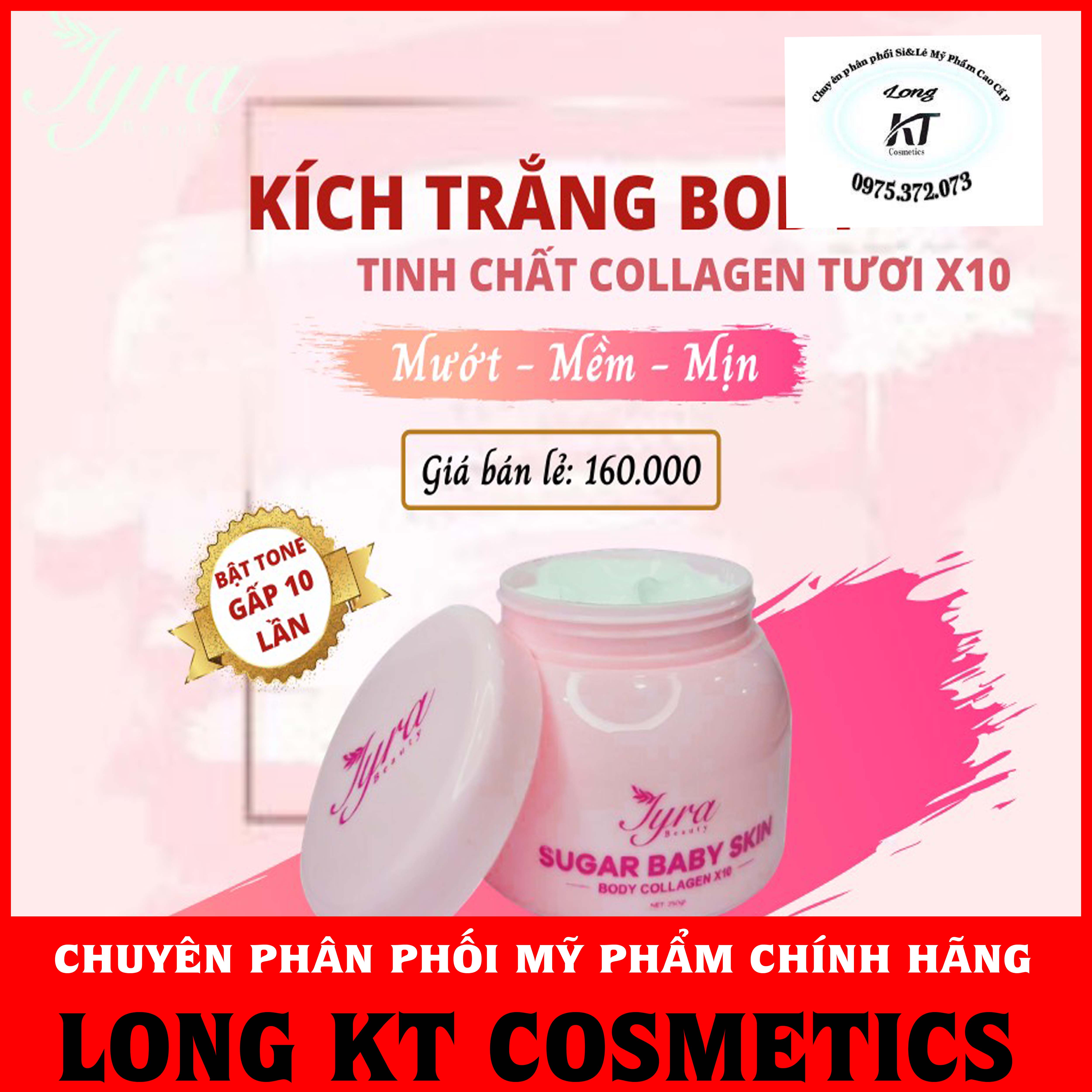 [Sale Lớn - Chính Hãng - Miễn Ship - 20K ] Body Sugar Baby Tyra Xứng Đáng Là Kem Body Quốc Dân Kem Body Dưỡng Mịn Màng Da Mỹ Phẩm Thanh Trang