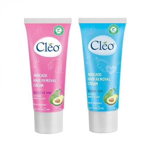 [Chính Hãng] Kem Tẩy Lông CLEO 50g Chiết Xuất Bơ Cho Da Thường và Da Nhạy Cảm  CLÉO  Avocado Hair Removal Cream - Hami Cosmetics