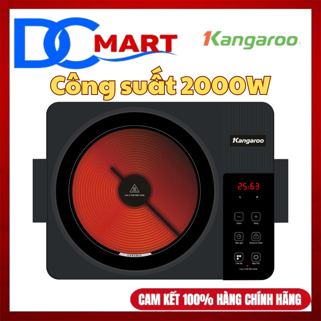 KANGAROO - Bếp hồng ngoại đơn Kangaroo KG20IFT2 - Hàng chính hãng