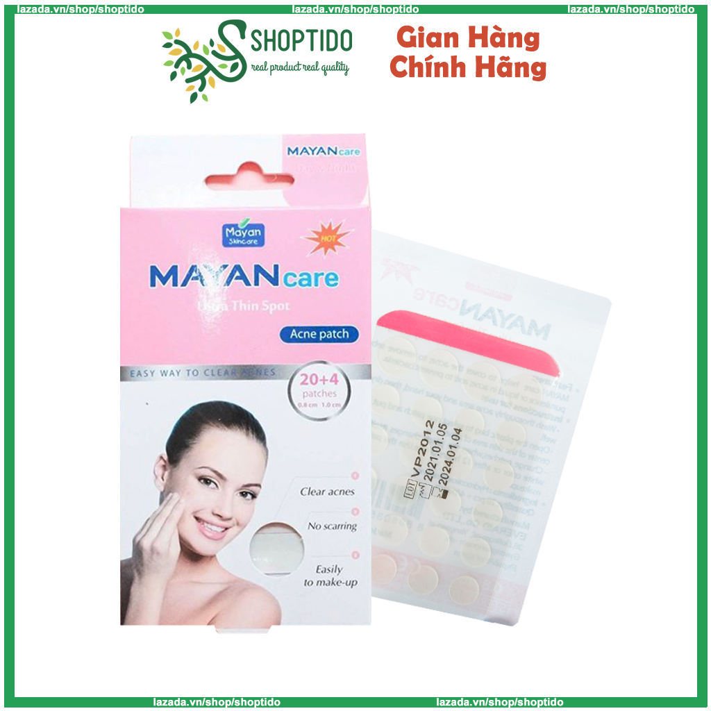 Miếng Dán Che Mụn Mayan Care Ultra Thin Spot - Hiệu Quả Trong 48H Npp Shoptido