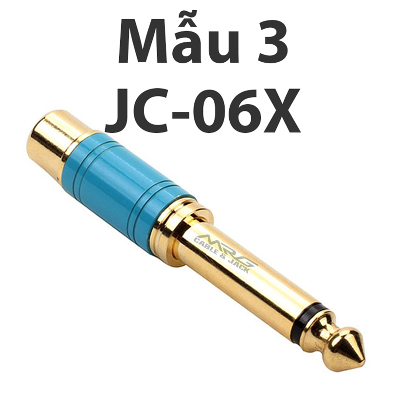 Jack Chuyển Đầu 6 Ly Ra AV Hoa Sen giá 1 chiếc (6.5mm đực sang hoa sen cái) | đầu nối jack 6.5 sang 