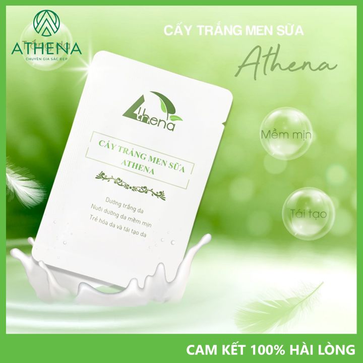 [Sp Chính Hãng] Cấy Trắng Men Sữa Athena Bật 2 - 3 Tone Ngay Lần Đầu Sử Dụng Và Giúp Mền Mịn Và Trẻ Hóa Da (20Ml)
