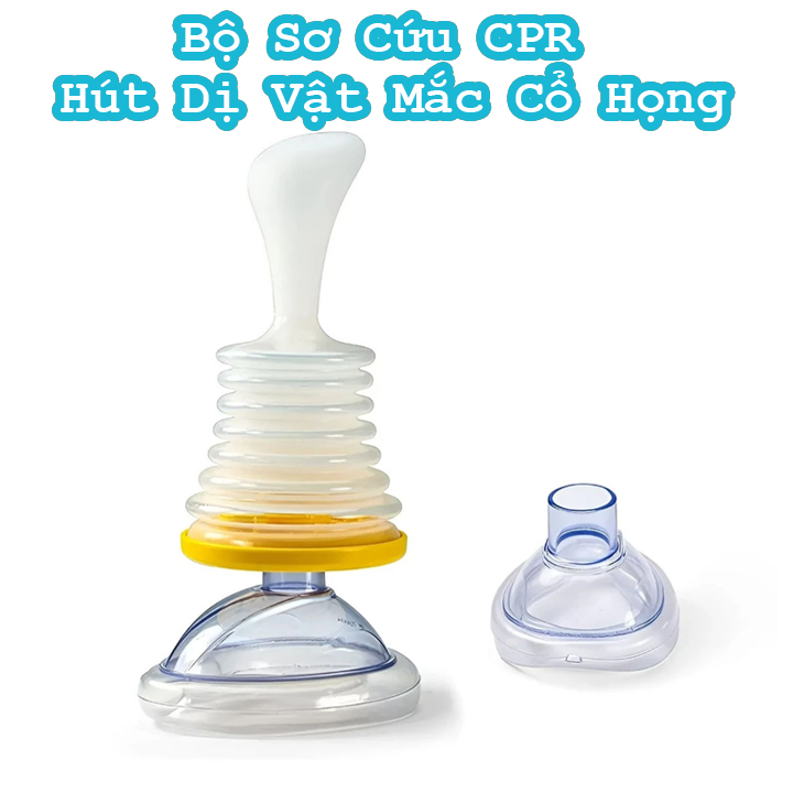 Bộ Sơ Cứu CPR Hút Dị Vật Thiết Bị Sơ Cứu Nghẹt Thở Chống Hóc Cho Bé Và Người Lớn