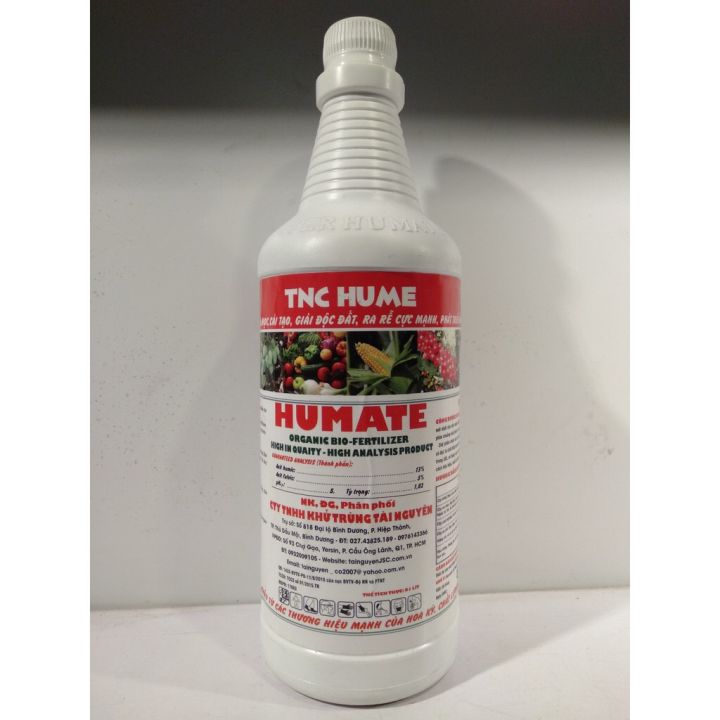 [GIá sỉ] Phân bón lá NPK sinh học HUMATE USA chai 500ml bổ sung dinh dưỡng kích rễ cực mạnh