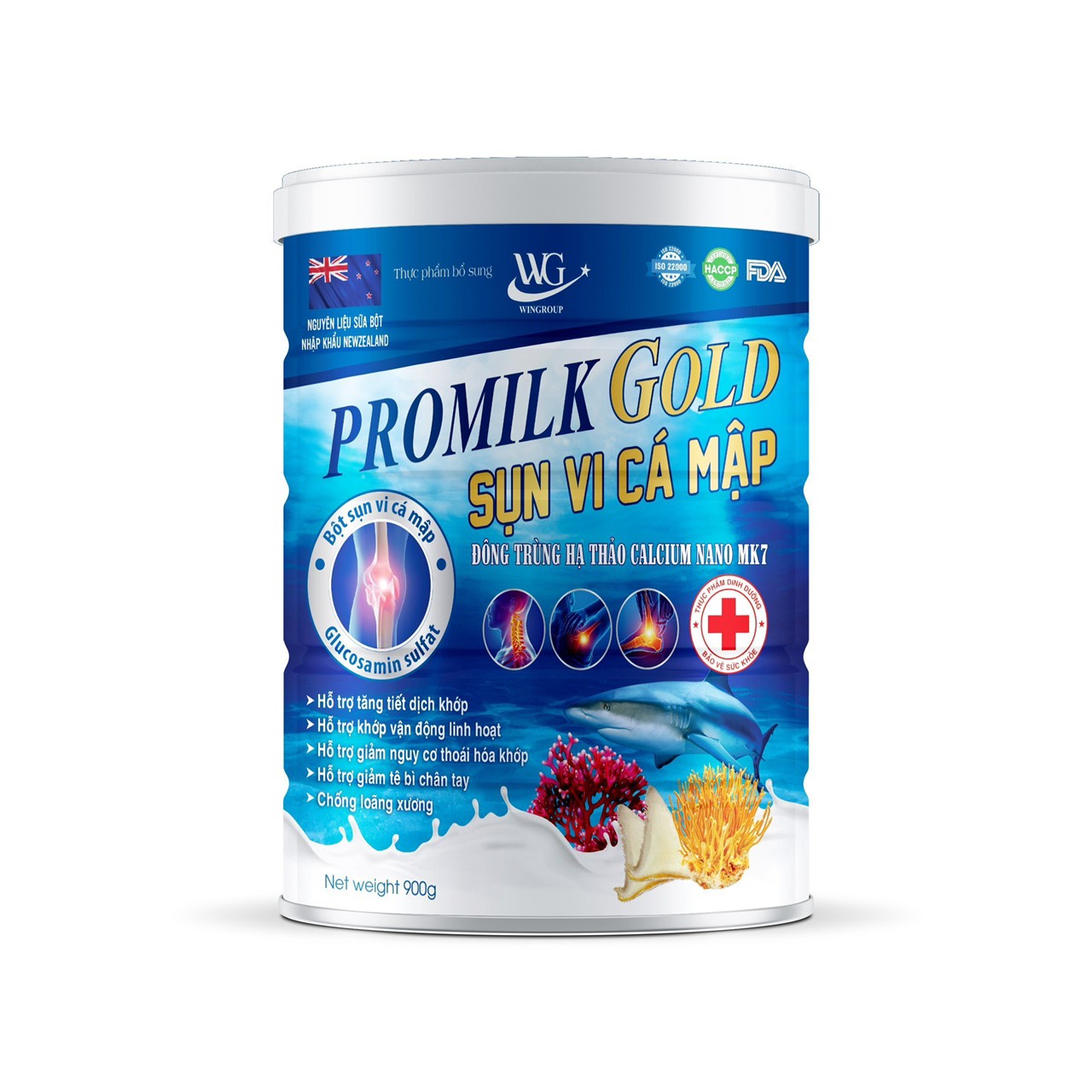 (Combo 3 non) Sữa PROMILK GOLD SỤN VI CÁ MẬP bổ sung canxi  ngừa loãng xương phòng ngừa đau nhức xươ