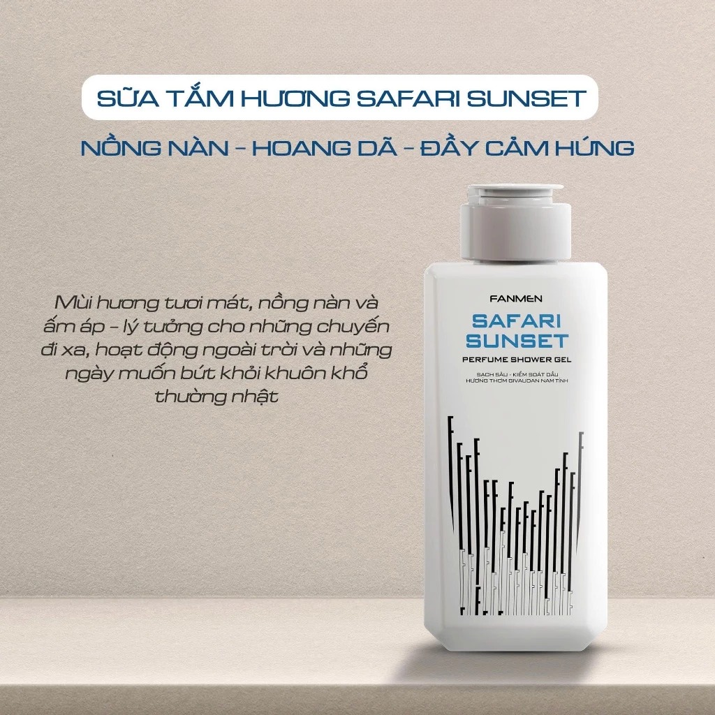 Fanmen Sữa tắm nước hoa Safari Sunset (ST)