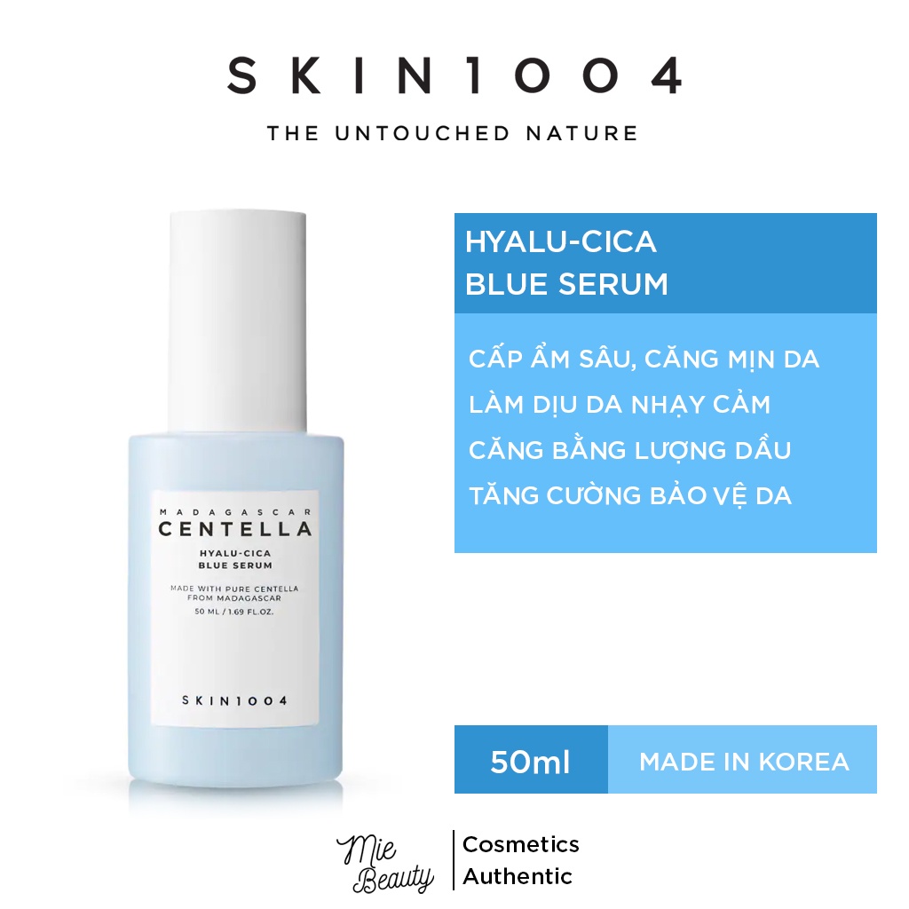 Tinh chất cấp ẩm Skin1004 Madagascar Centella Hyalu-cica Blue Serum 50ml